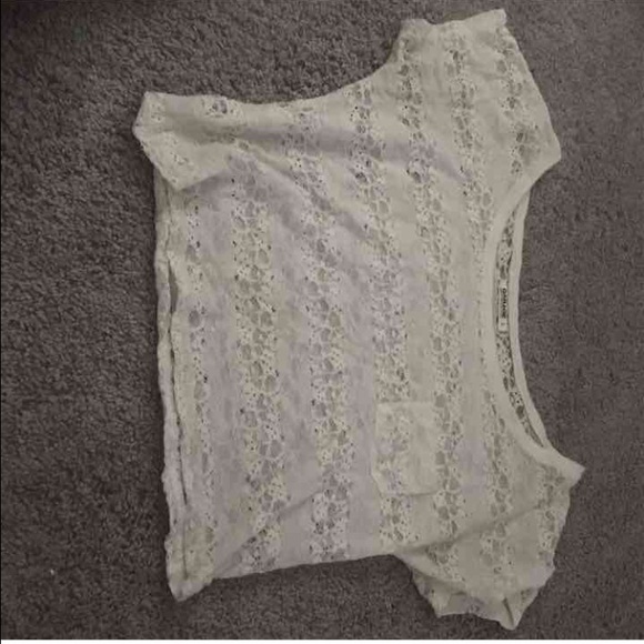 Lace Garage Crop Top
