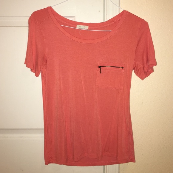 pink top with frocket zipper!