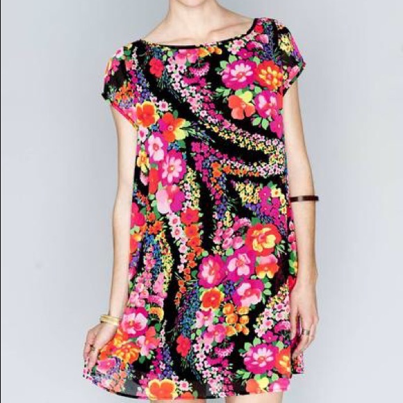 Zozi Babydoll Fluorescent Floral - Picture 3 of 4