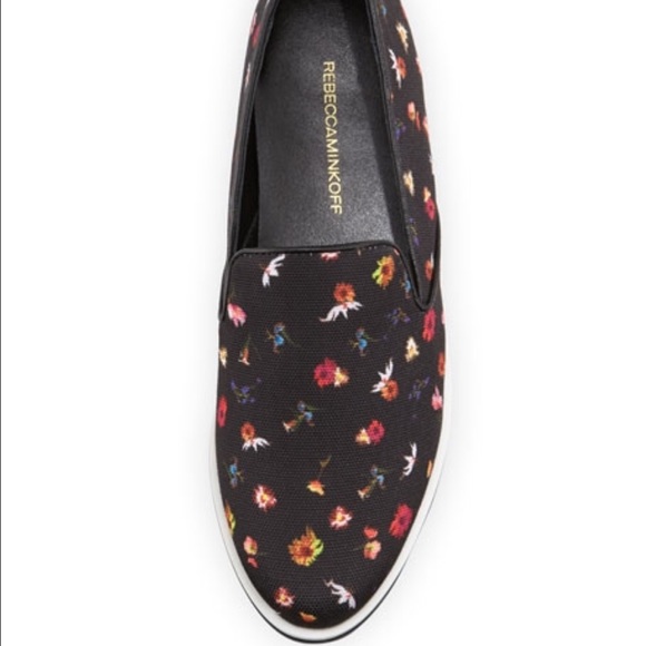 ✨HP✨Rebecca Minkoff Floral Canvas Slip Ons - Picture 4 of 4