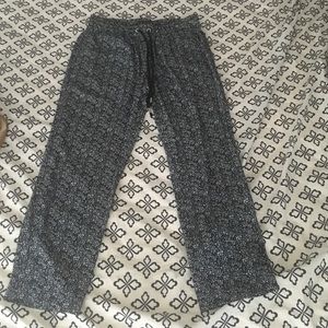 Black and white pants