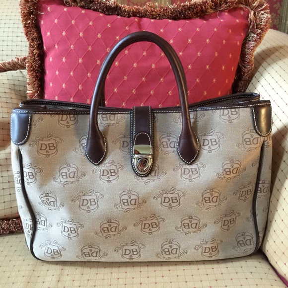 Dooney and Bourke Large Brown Satchel