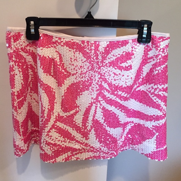 Lilly Pulitzer sequin mini skirt