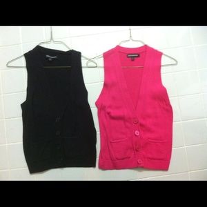 EXPRESS Two ladies sweater vests