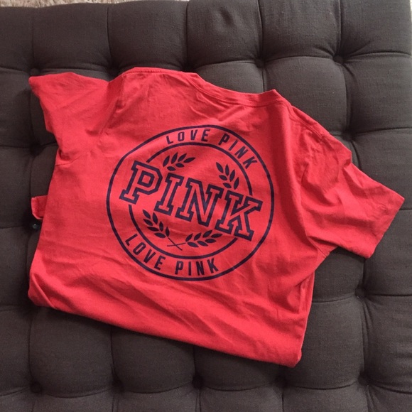 SOLD!! NWOT VS Pink Campus tee