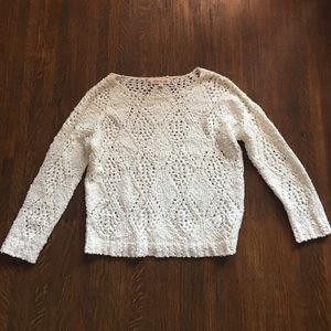 Crocheted summer sweater