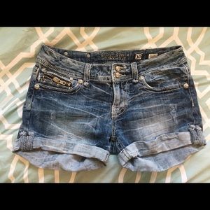 Miss Me Denim Shorts. Size 30.