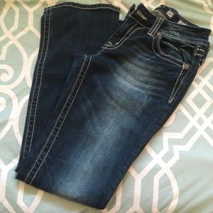 Miss Me Denim with Cross Detailing