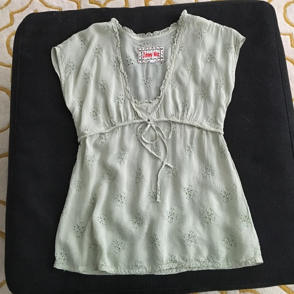 Johnny Was Eyelet Top