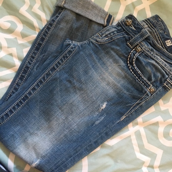 Miss Me Cropped Denim