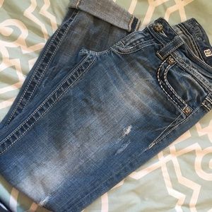 Miss Me Cropped Denim