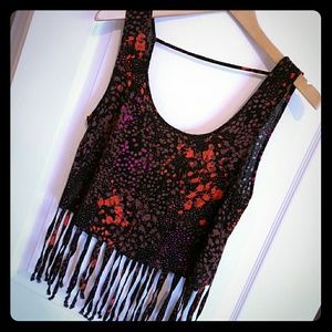 Adorable Fringe Crop Top