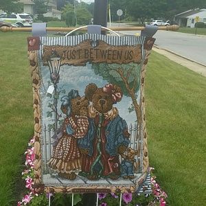Boyds Bear tapestry