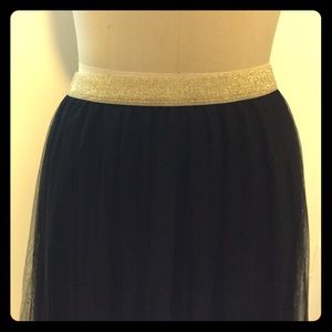 Long Black Tulle Skirt LC Lauren Conrad