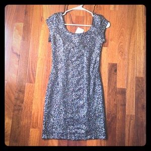 H&M Mini Sequin Black Dress