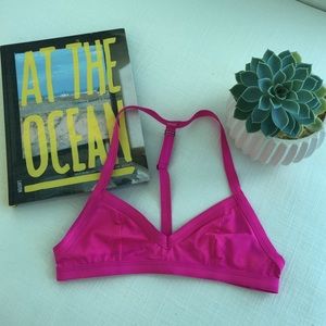 Oakley Hot Pink T-Strap Bikini Top