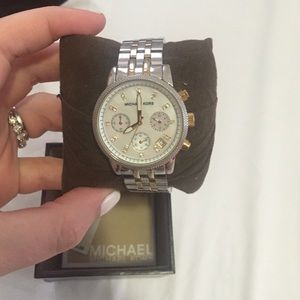 ONE DAY SALE! Michael kors 2 tone watch