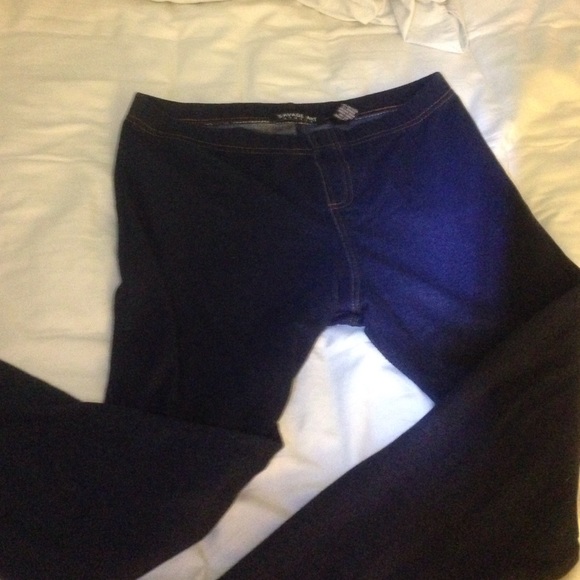 Dark blue soft stretch jeggings
