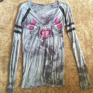 A Sinful, long sleeve shirt from Buckle