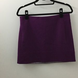J. Crew factory purple mini skirt size 6