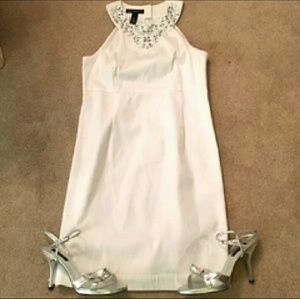 INC embellished collar dress