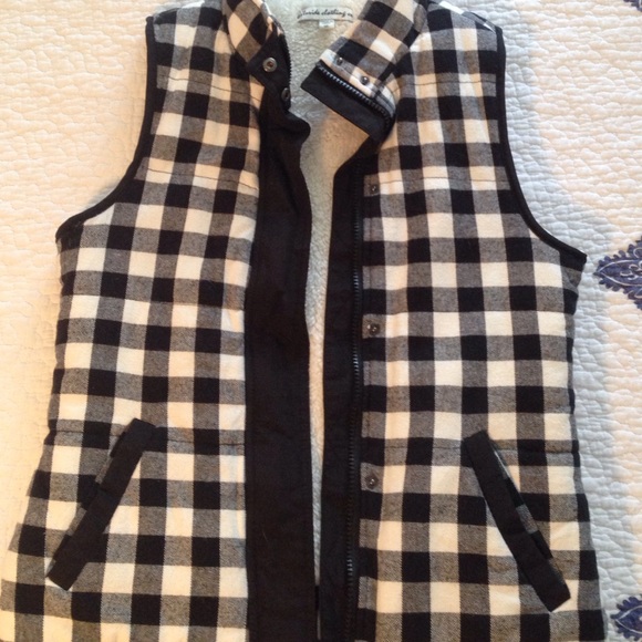 Black and White Vest