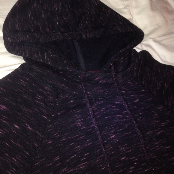 Thick black long sleeve hoodie