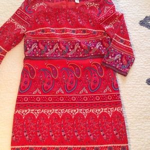 Paisley print dress