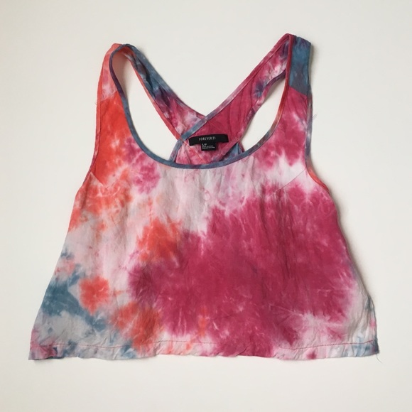 Forever 21 Open back crop top