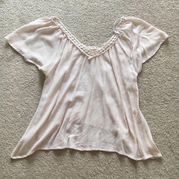 White flowy shirt