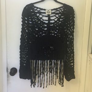 UNIF-- Birkin Fringe Top