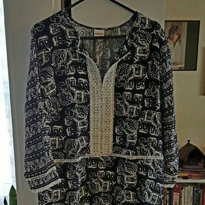 Merona Ebony Print Dress