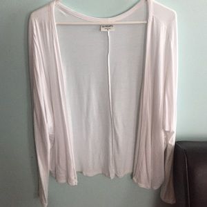 White cotton cardigan
