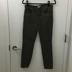 Madewell olive green skinny jeans size 29