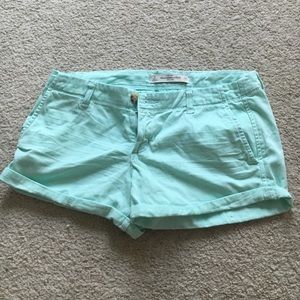 A&F mint shorts