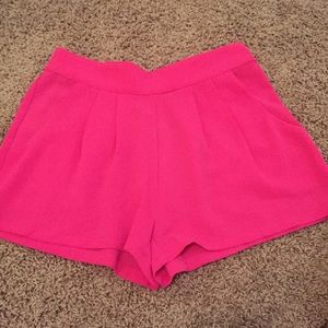 Hot Pink chiffon Short