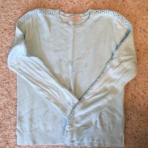 Cute mint green Loft light weight sweater.