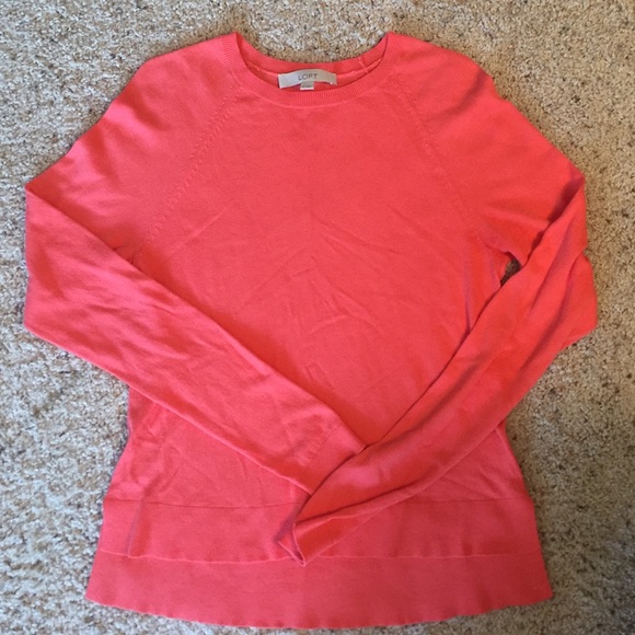 Light weight Small Loft sweater.  Tomato color.