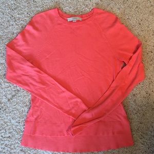 Light weight Small Loft sweater.  Tomato color.
