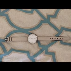 Leather Fossil watch