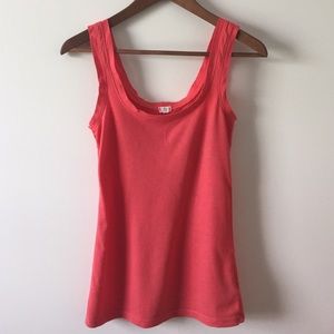 Anthro/t.la red-pink tank