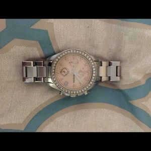 Stainless steel fossil watch