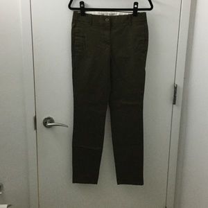 J. Crew olive green pants size 4