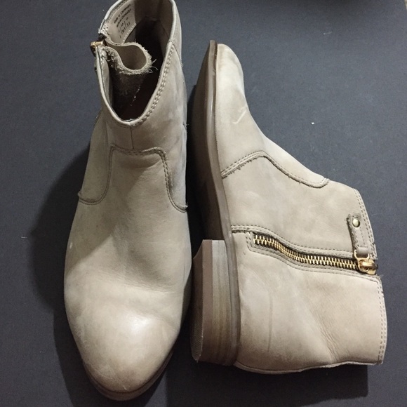 Aldo cream ankle boots