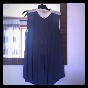Sheer long blouse