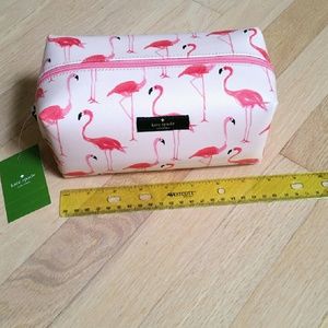🚫SOLD🚫NWT Kate Spade Flamingo Cosmetic Bag