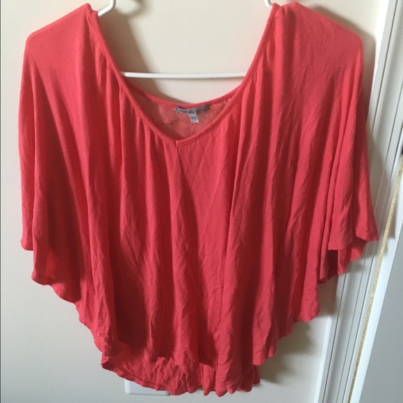 Charlotte Russe Pink Blouse with Detailed Back