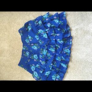 Hollister floral skirt