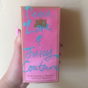 Peace, love & Juicy Couture perfume