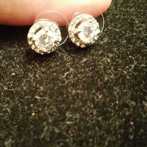 Pave earrings